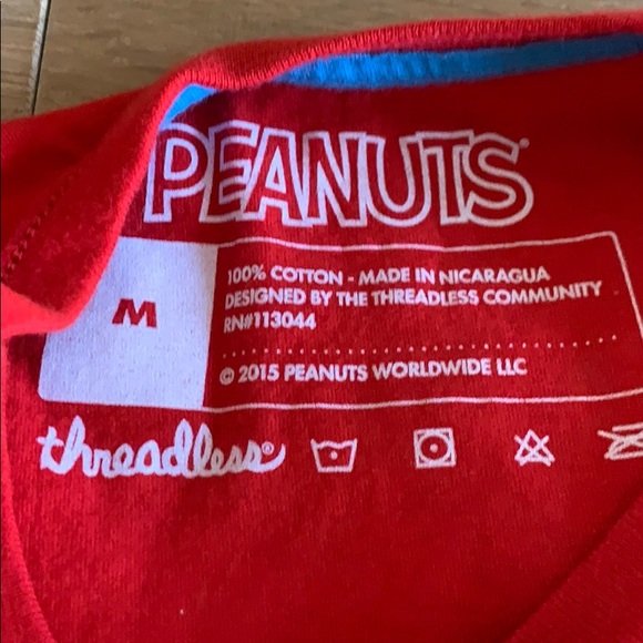 ***SOLD Threadless Enjoy Peanuts Tee - Picture 2 of 4